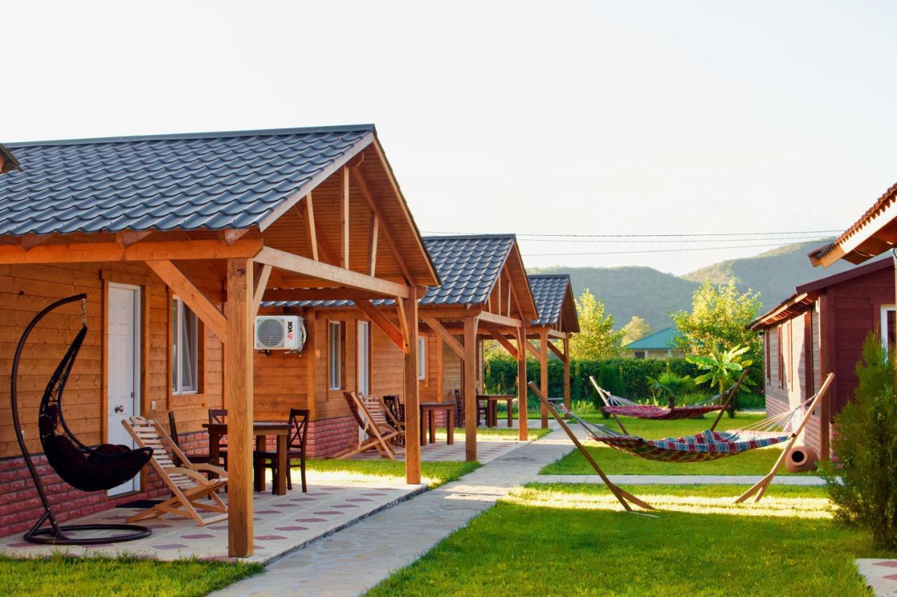 Finca Idoize Camping Hotel Akhmeta Экстерьер фото