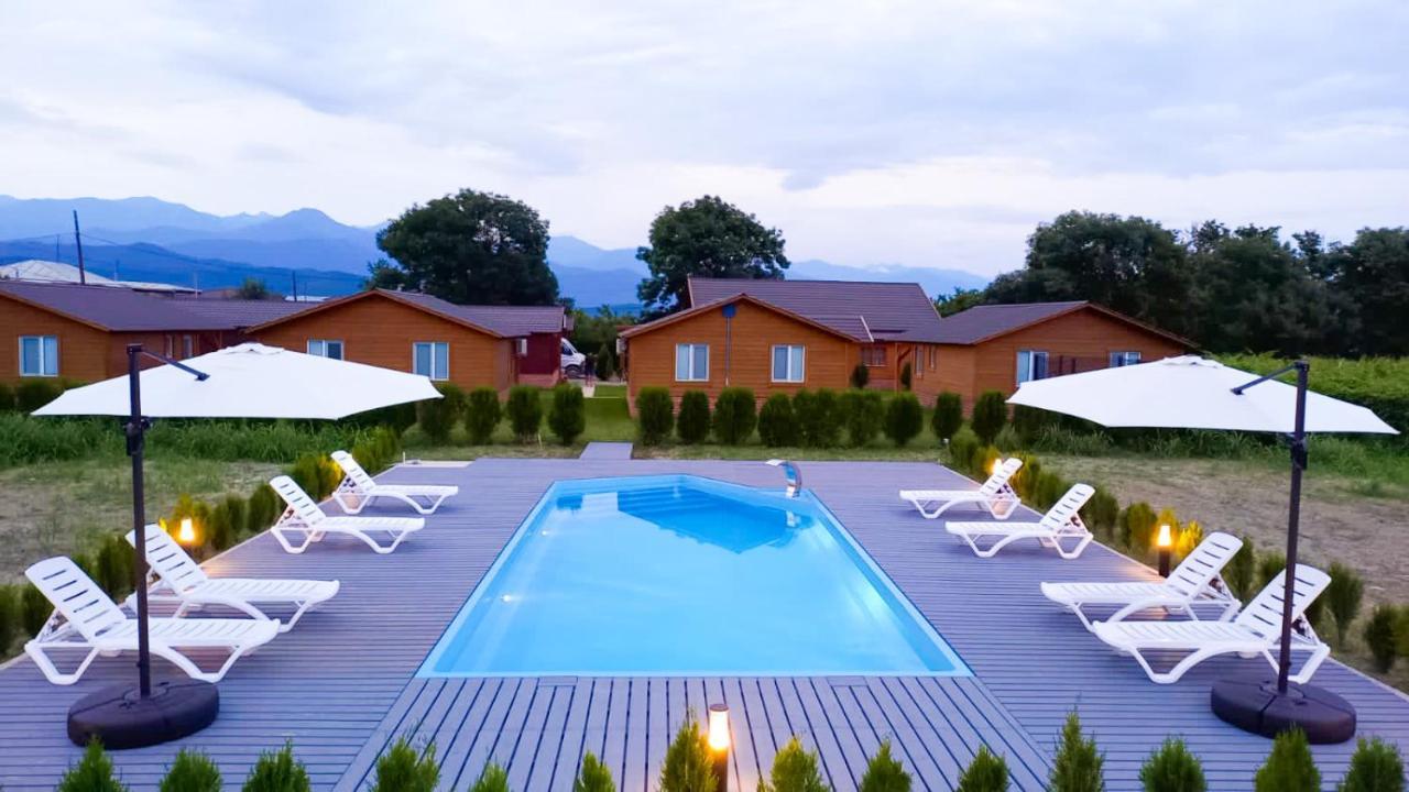 Finca Idoize Camping Hotel Akhmeta Экстерьер фото